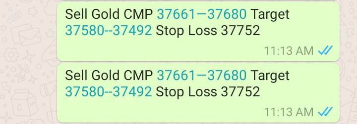 MCX Gold Day Trading Tips