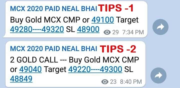 Gold MCX Tips Today