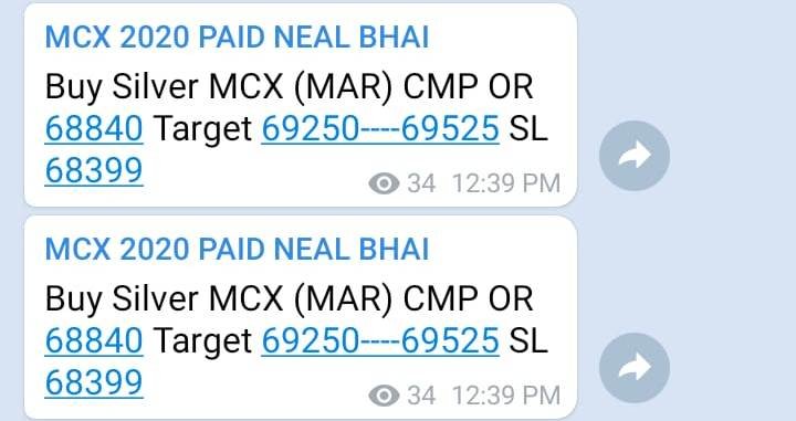 Silver MCX Tips for Today