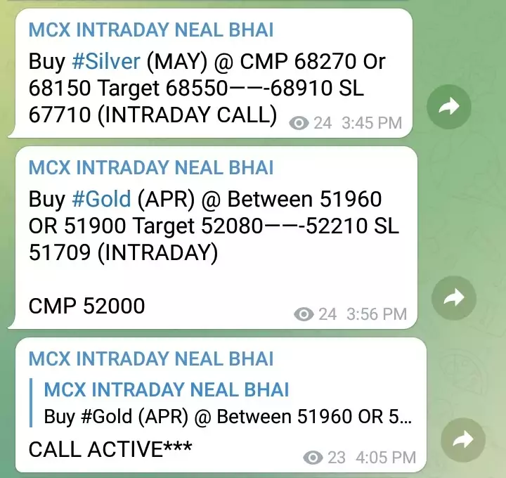 MCX Tips Today: All Goals Achieved in Gold And Silver Today