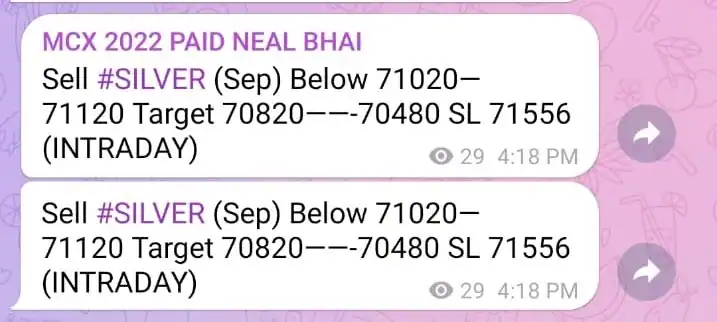 As Expected: MCX Silver Melt Like Ice, All Target price Achived, Profit 30,000 Per Lot