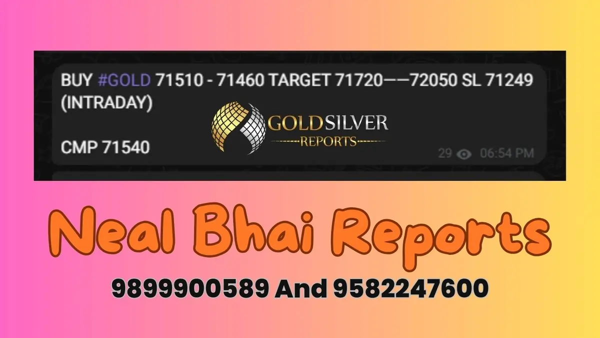 MCX Gold Tips Today: All Target Hit, Profit 47,000 Per Lots